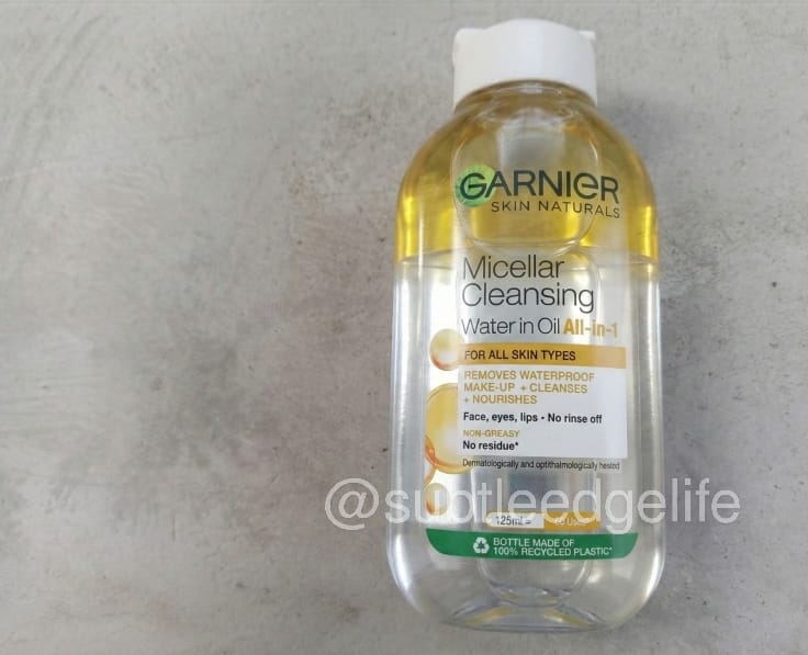 Garnier Micellar Water for Oily Skin: Garnier oil-infused micellar cleansing water