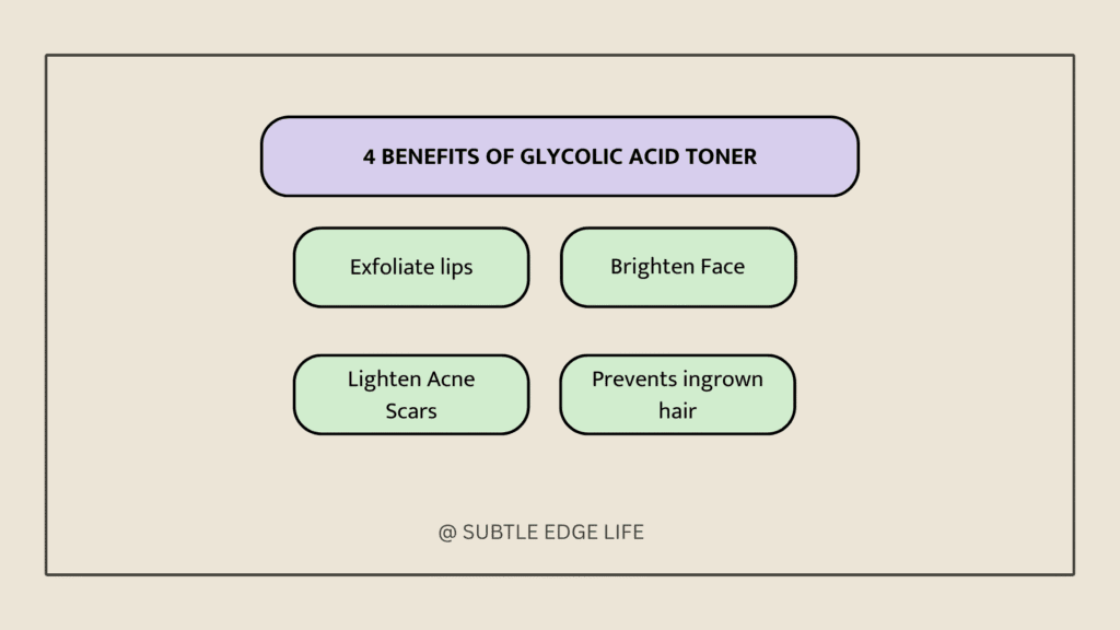 benefits of glycolic acid toner